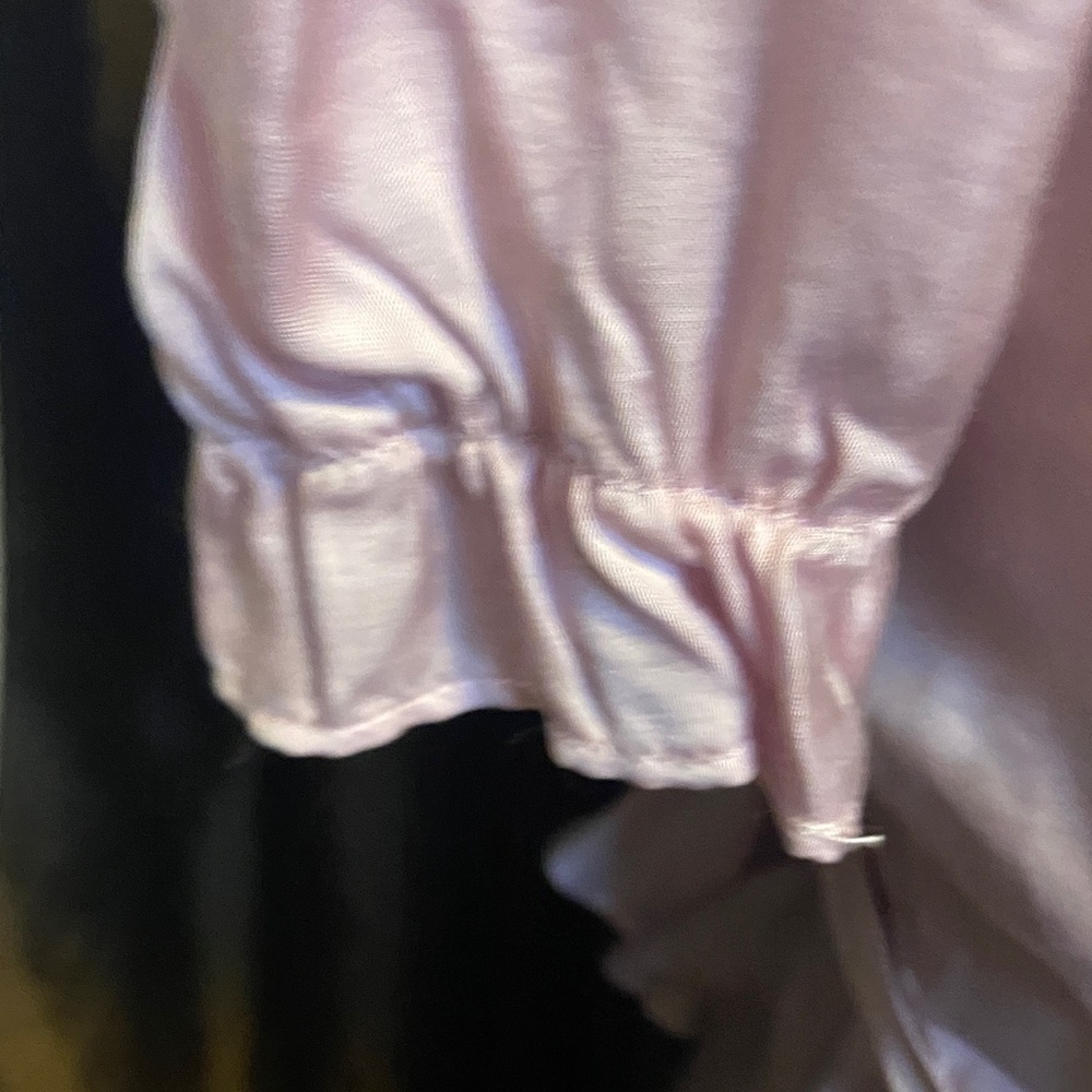 Olivaceous Light Pink Ruffle Blouse - Picture 3 of 7